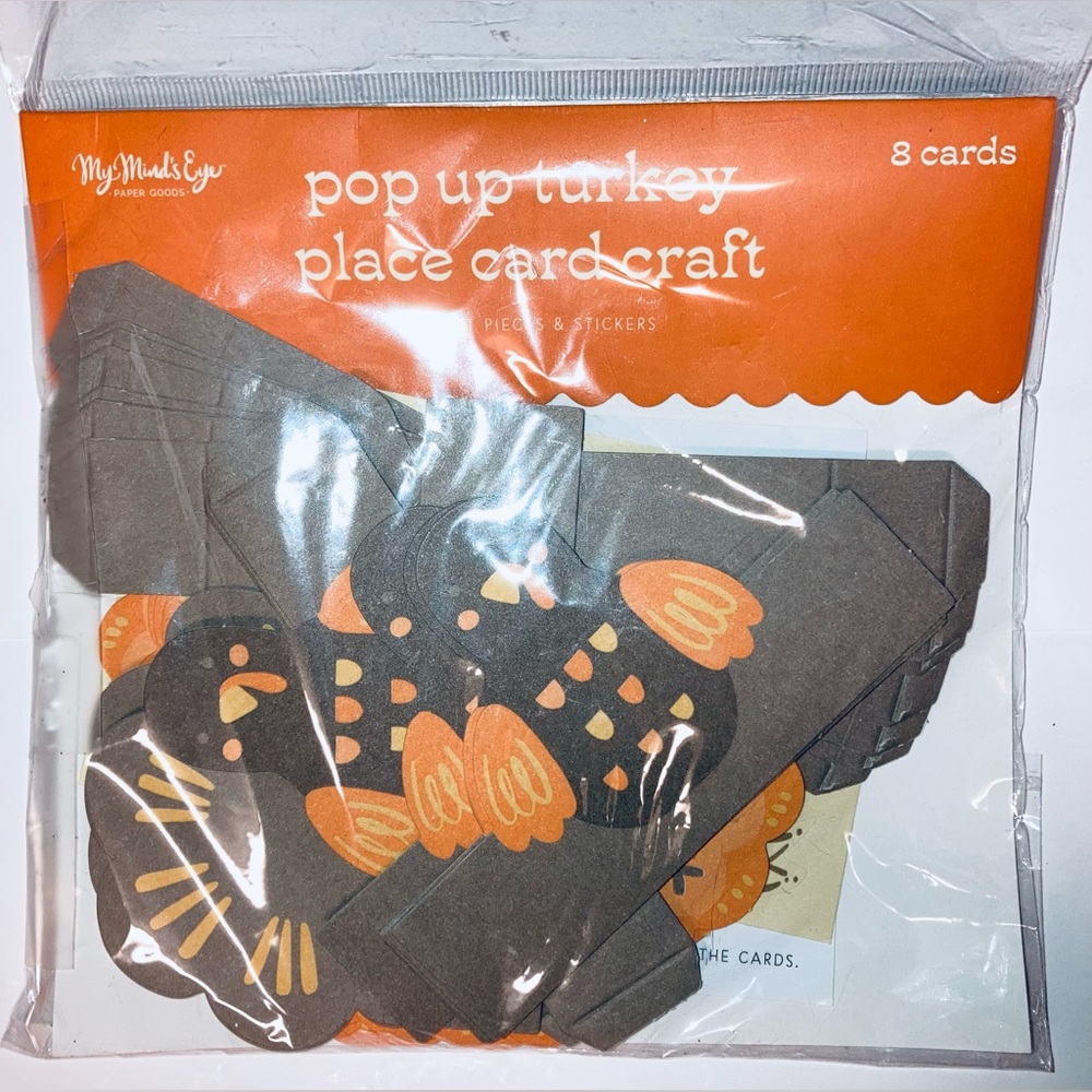My Mind’s Eye Thanksgiving Turkey Pop-Up Place Cards - NEW!